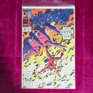 Marvel Daredevil Comic with Red and Yellow Cover